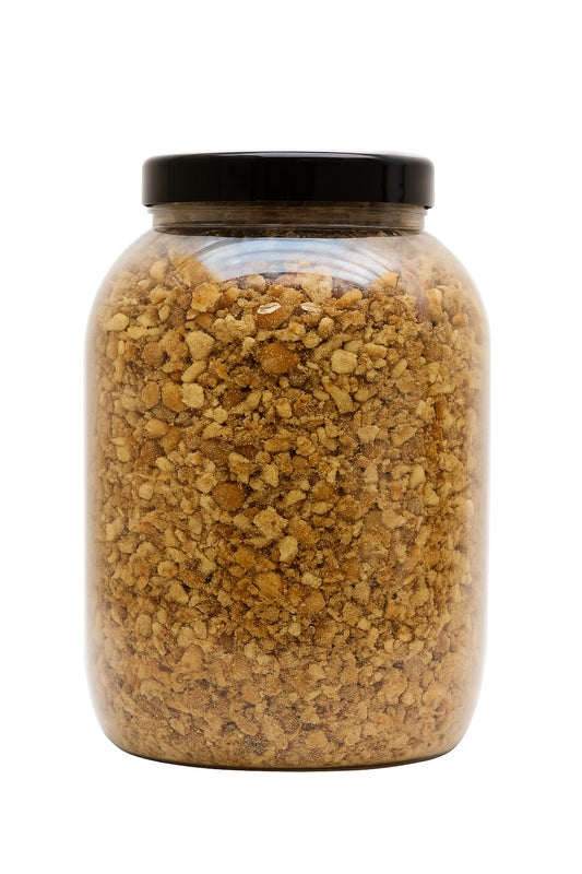 Zubereitete, zerkleinerte Erdmandeln